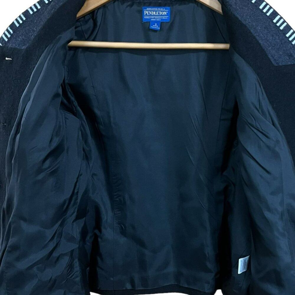 Pendleton Wool Blazer Jacket Black Small Petite W… - image 6